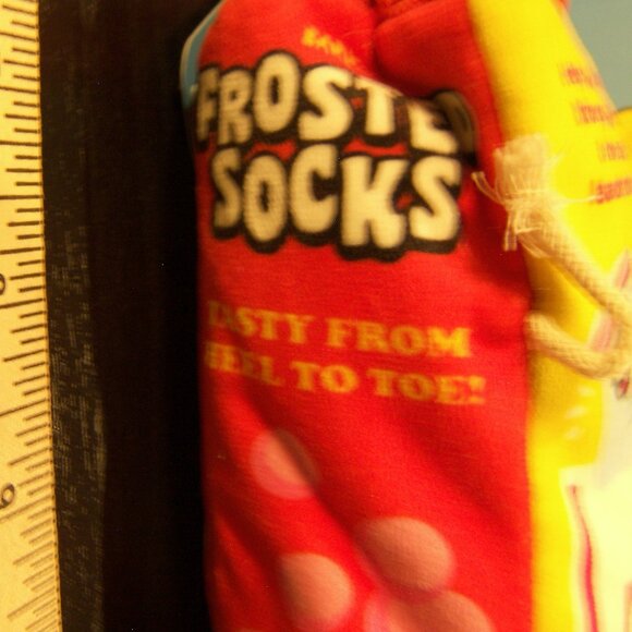 Bark Frosted Socks Toy in Red and Blue - Picture 5 of 6